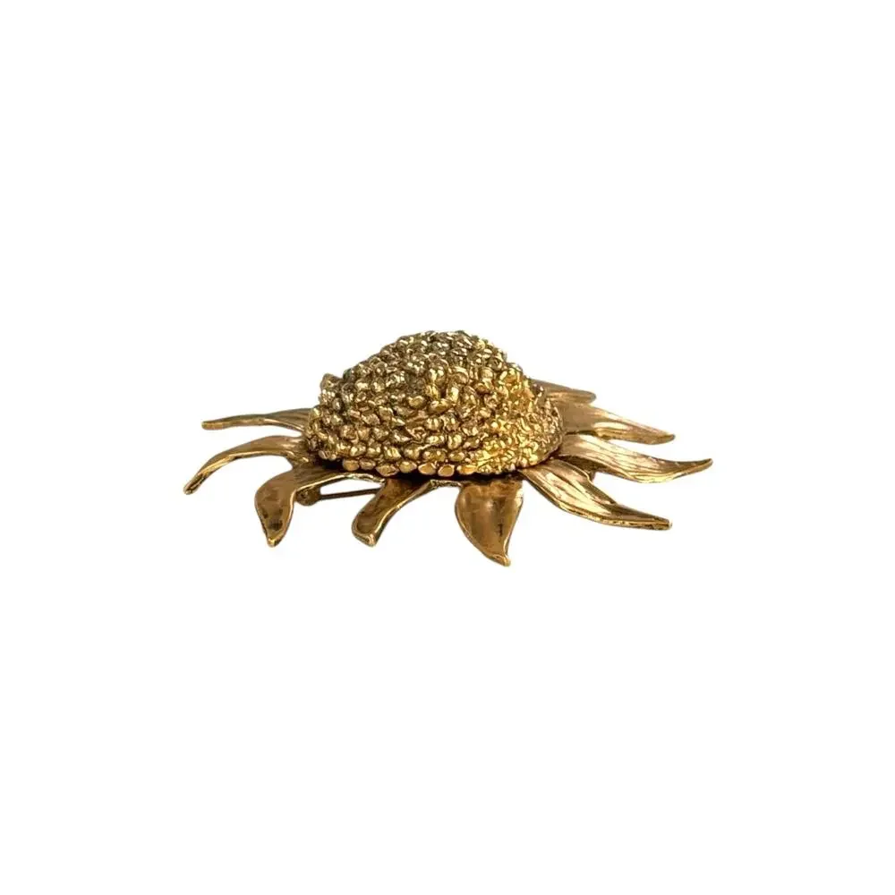 YSL Vintage Sunflower Brooch